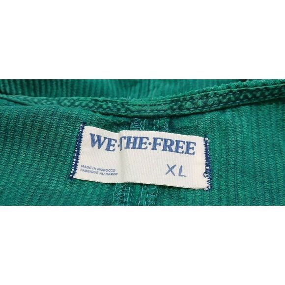 We the free womens xl corduroy jumpsuit emerald green - Picture 8 of 8